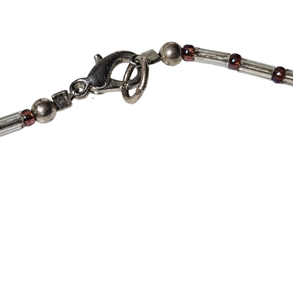 Elegant Handcrafted Purple Crystal Beaded Bracelet Classic Fashion Jewelry Women - Picture 3 of 4